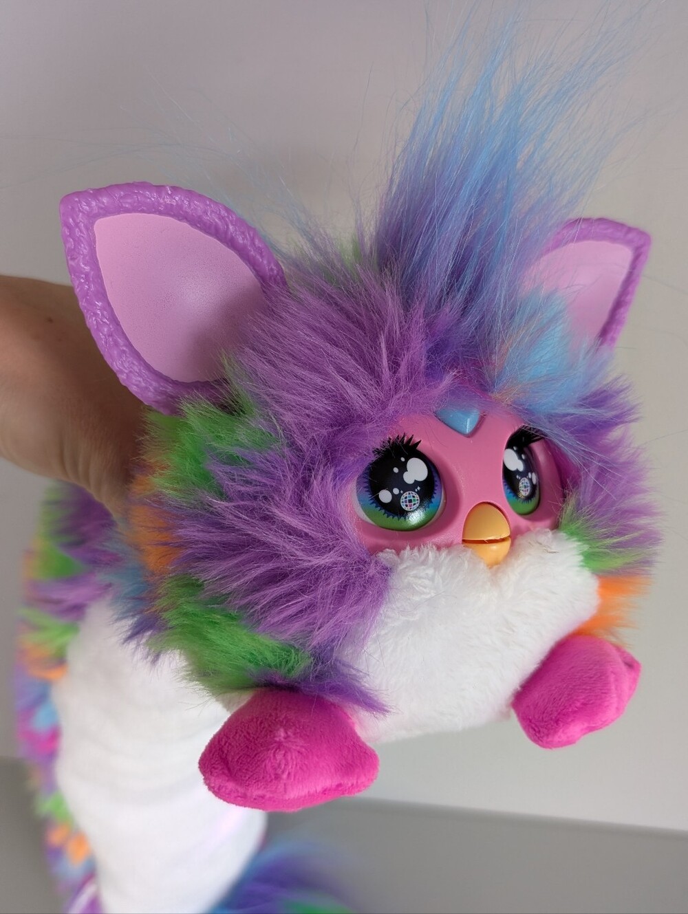 Long Furby DJ Interactive Plush Toy, Lights & Sounds, 32" - Picture 10 of 15